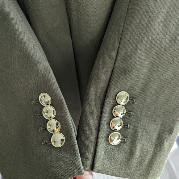 Derek Lam 10 Crosby Olive Walter Double Breasted Suit Jacket - Picture 14 of 16